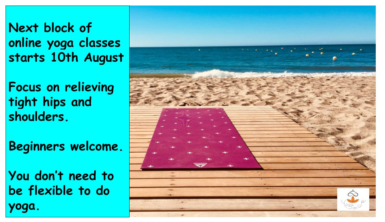 Yoga for August/September